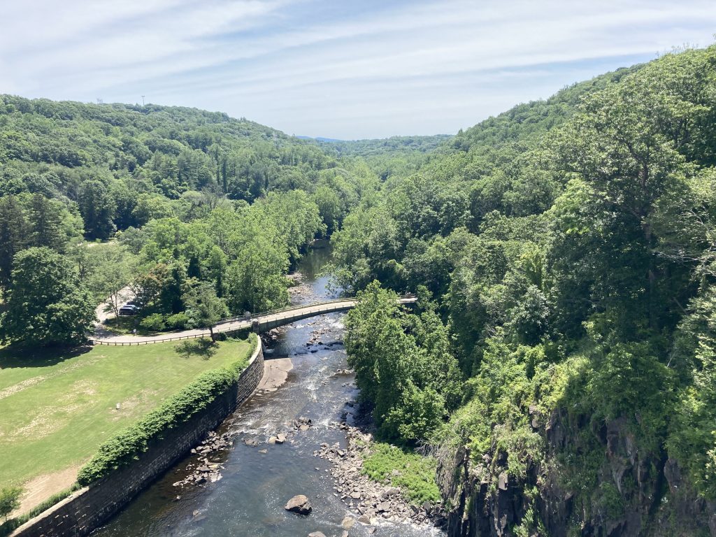 The Croton Dam View in summer