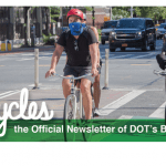 You should get the NYC DoT’s monthly bike newsletter