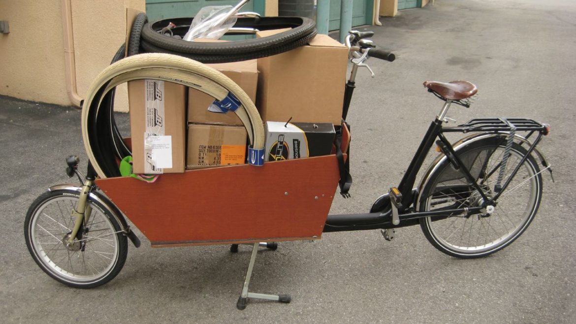 Bikes in cargo bike