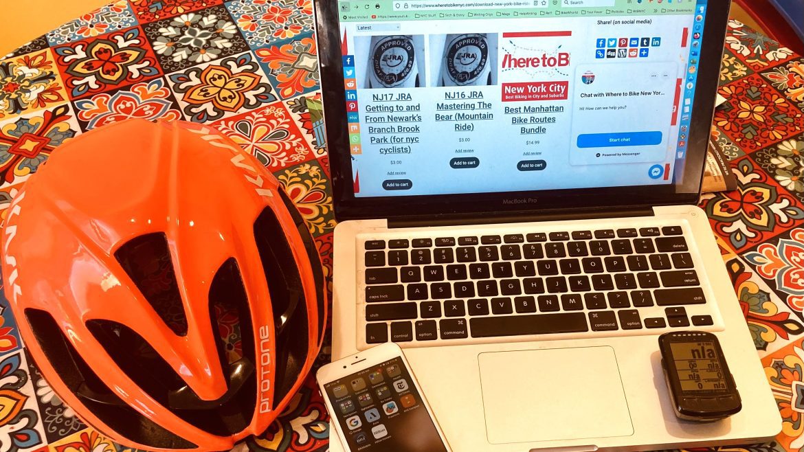 Push bike ride files from website to computer, phone, head unit.